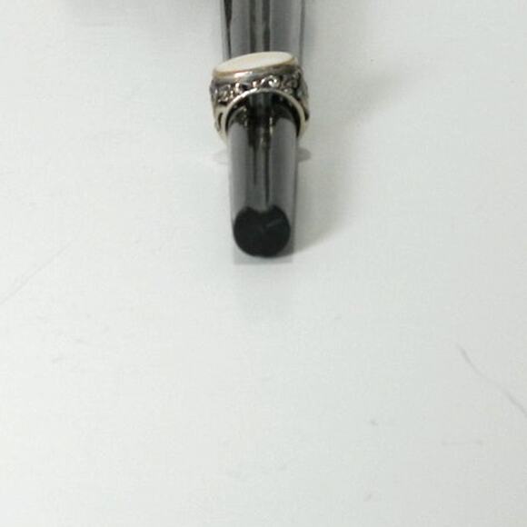 Pink Mother of Pearl Ring Sterling MOP 925 - Picture 6 of 10